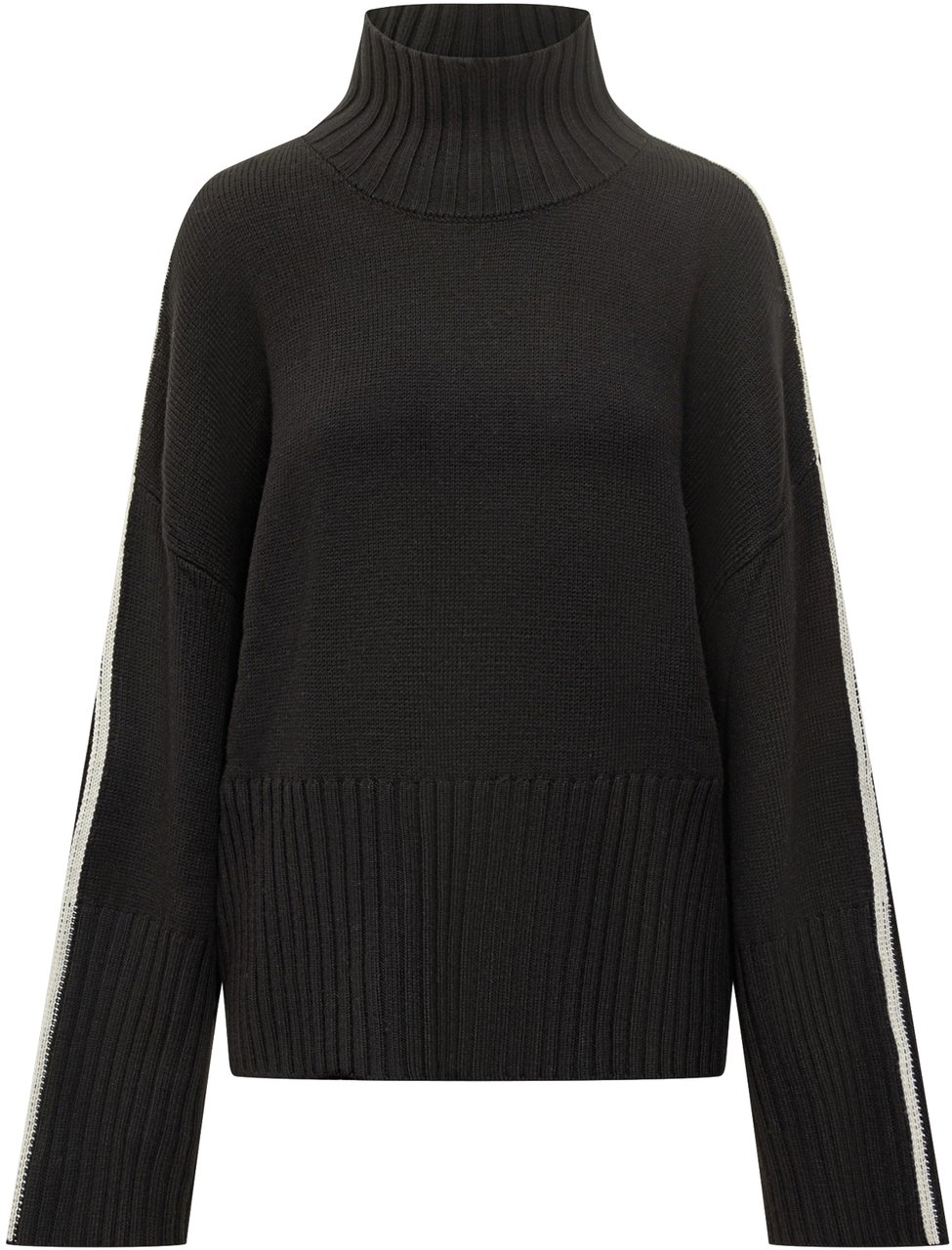 Pinko Pinko Maglia Barbados Dolcevita Nera Zwart