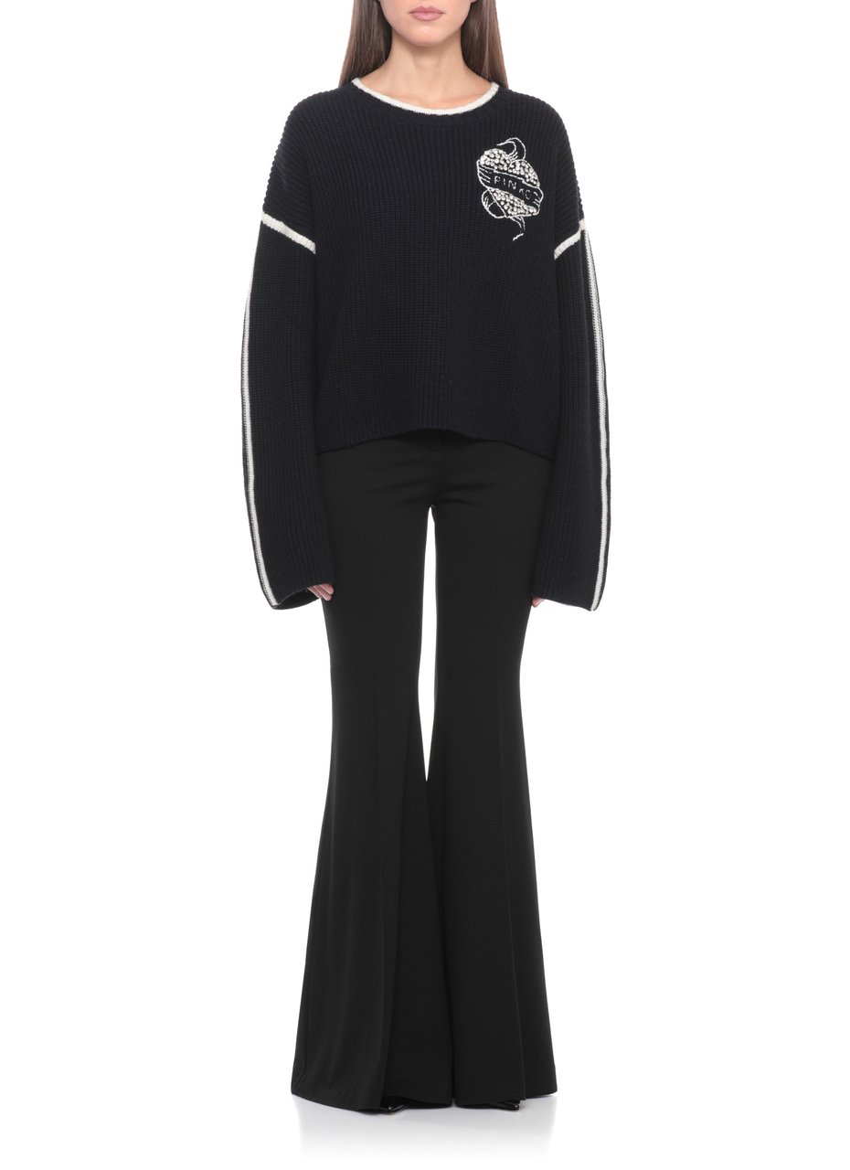 Pinko Sweaters Black Zwart