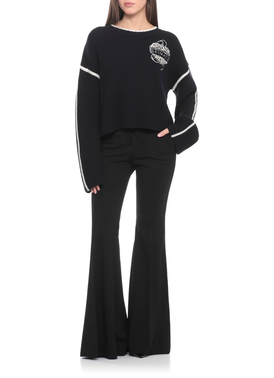 Pinko Sweaters Black Zwart