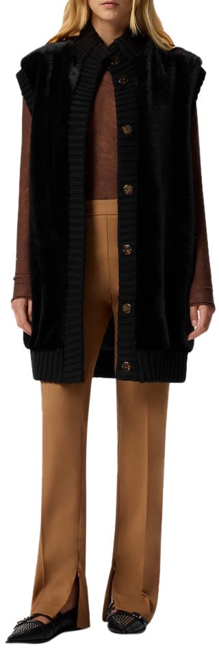 Pinko Waistcoats Black Zwart