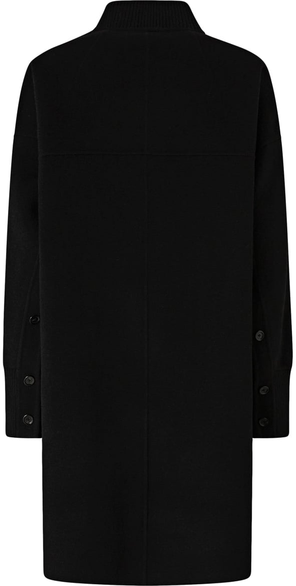 Pinko Wool coat Zwart