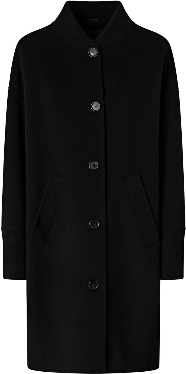 Pinko Coats Nero Limousine Zwart