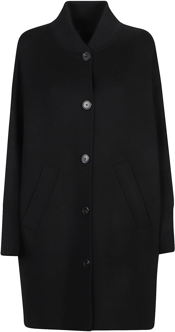 Pinko Certosa Coat Black Zwart