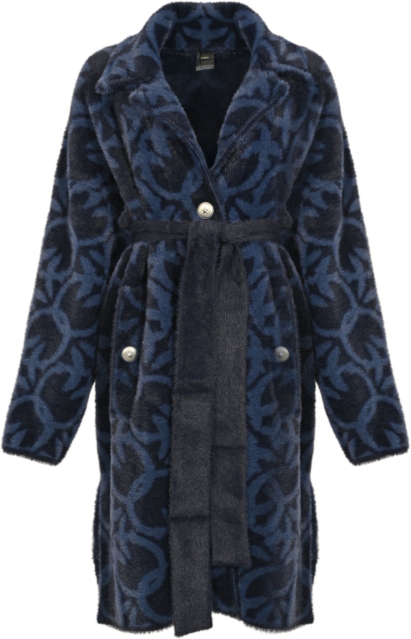 Pinko Coats Blublu Scuro Blauw