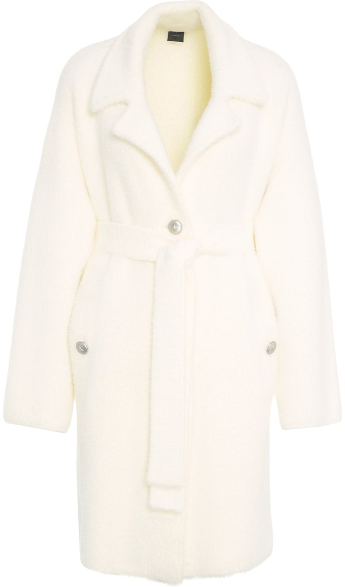 Pinko Coat with waist-belt Wit