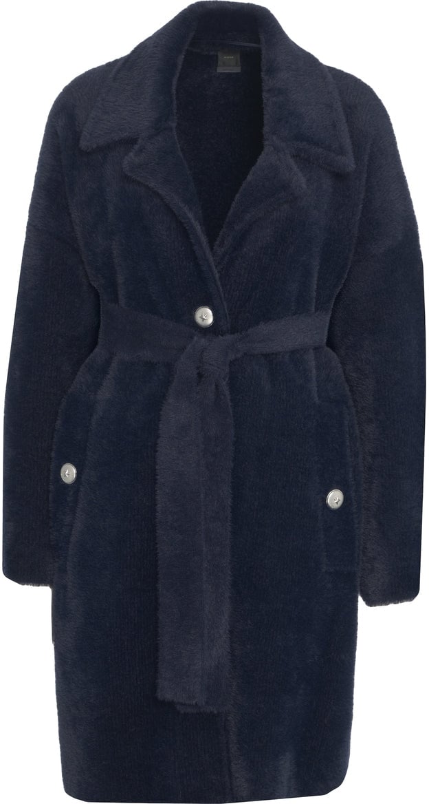 Pinko Coat with waist-belt Blauw