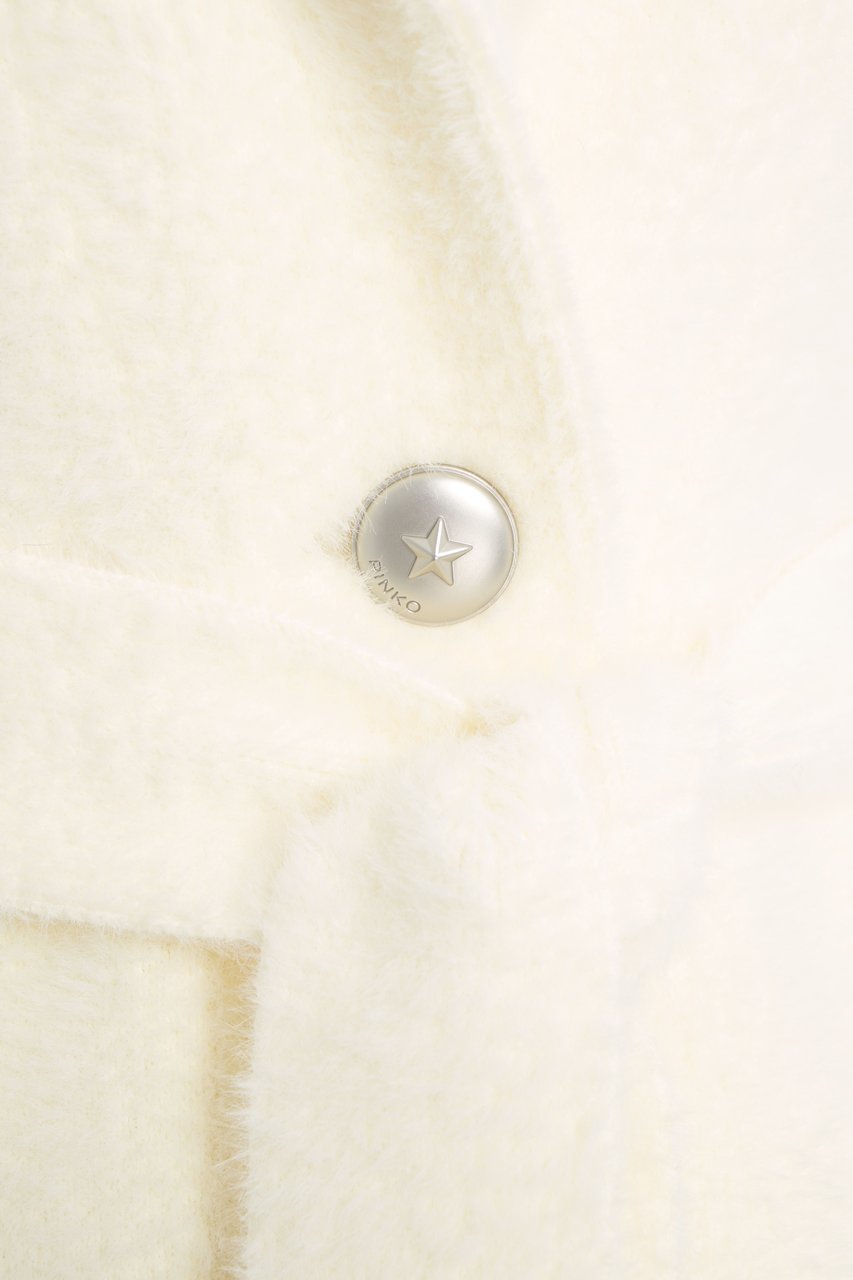 Pinko Coat with waist-belt Wit