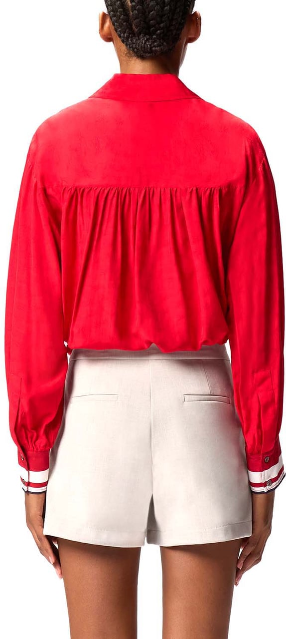 Pinko Shirts Rosso Salsa Rood