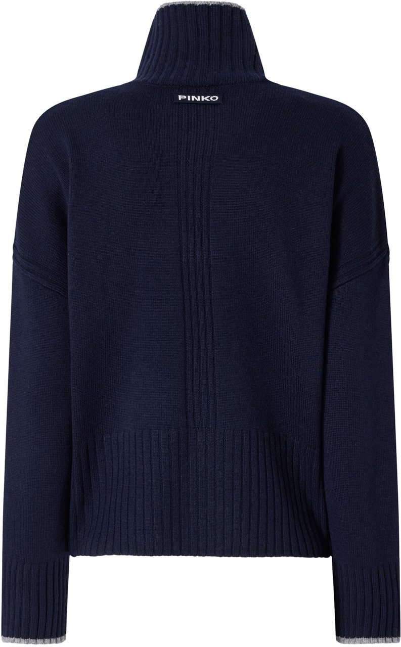 Pinko Sweaters Blue Blauw