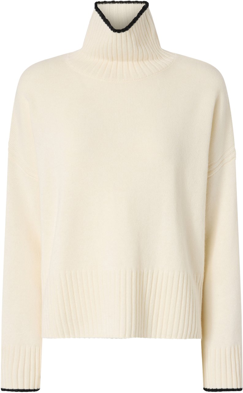 Pinko Sweaters Bianco Meringa Wit