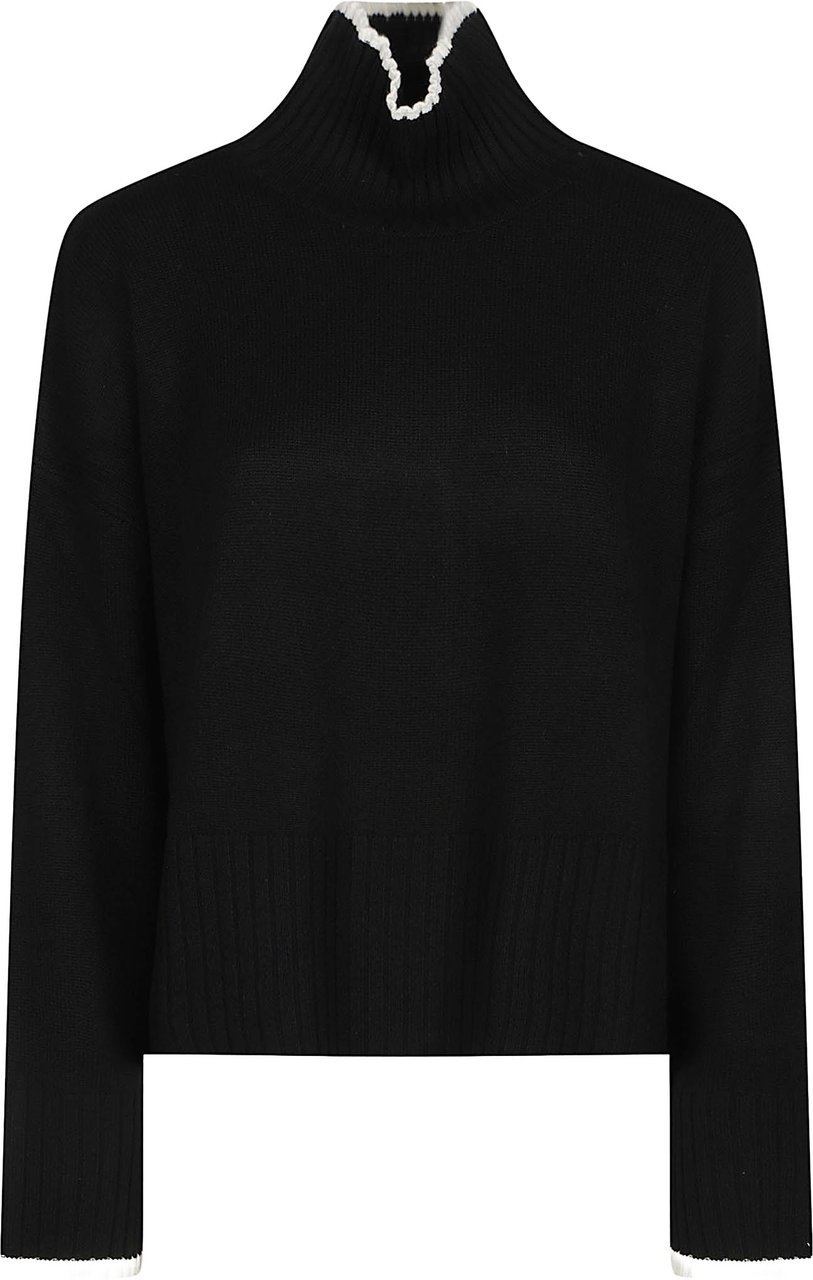 Pinko Falkland Turtle Neck Sweater Black Zwart