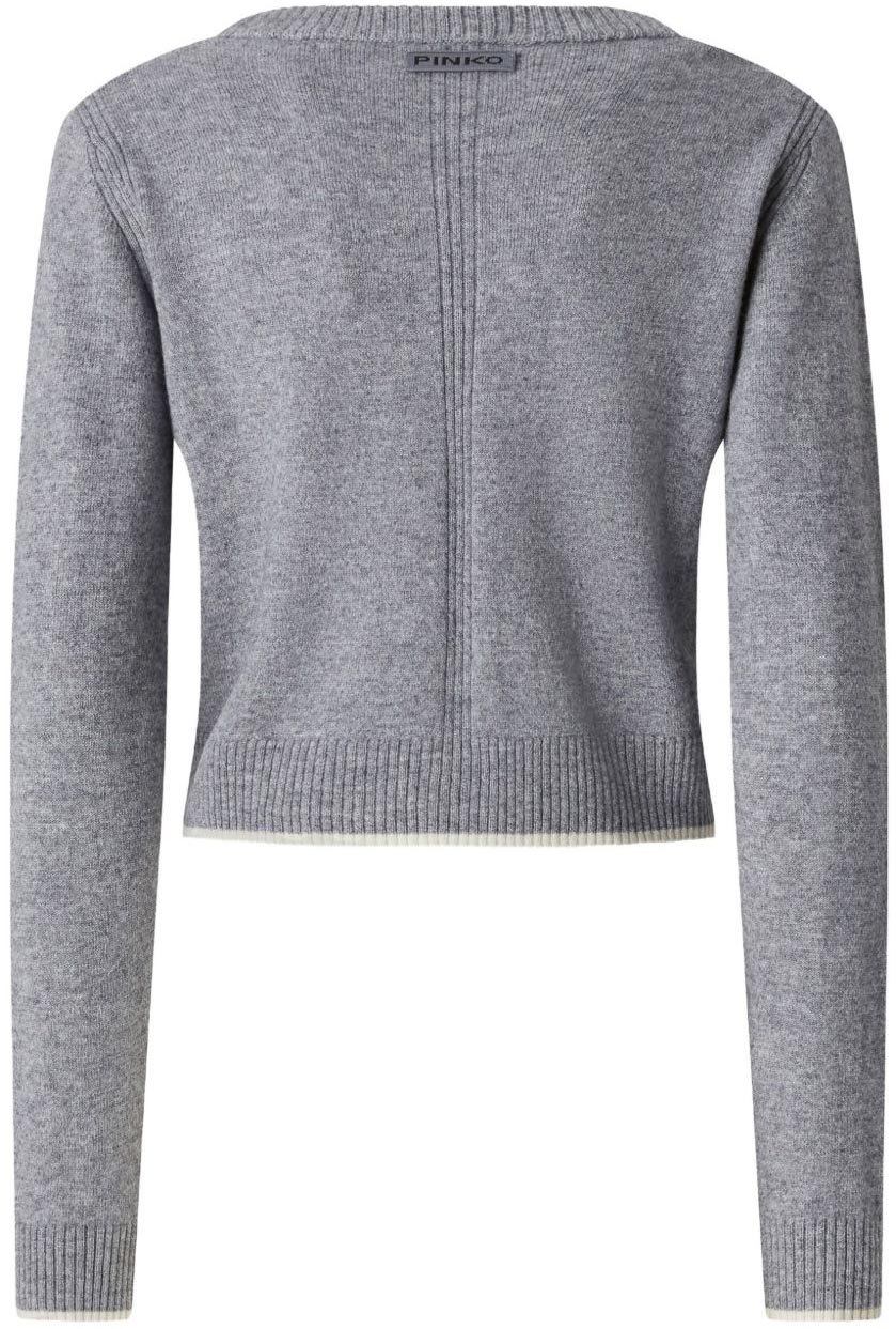 Pinko Sweaters Grey Grijs