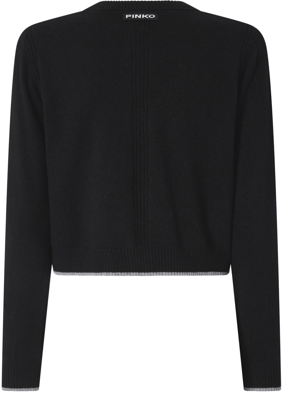 Pinko Sweaters Nero Limousine Zwart