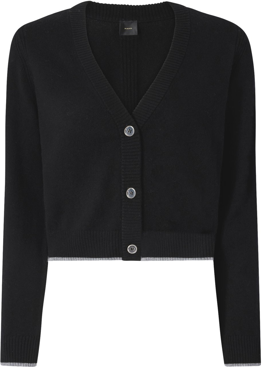 Pinko Sweaters Nero Limousine Zwart