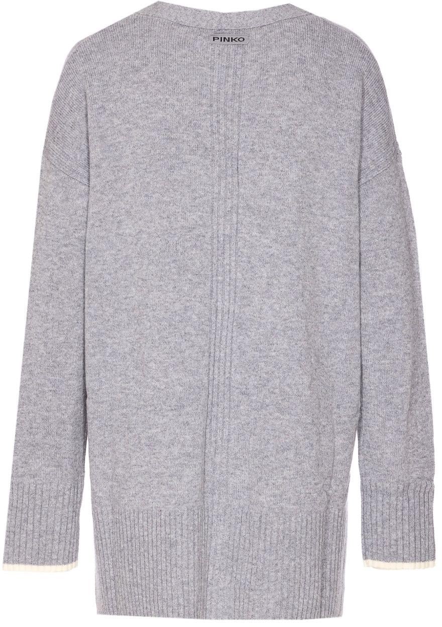 Pinko Sweaters Grigio Lichtgrijs