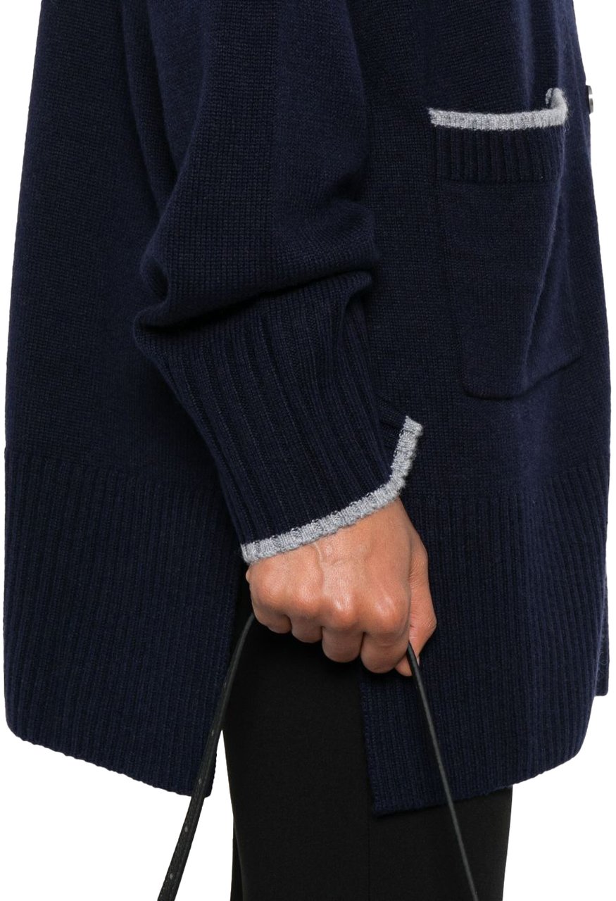 Pinko Sweaters Blue Blauw