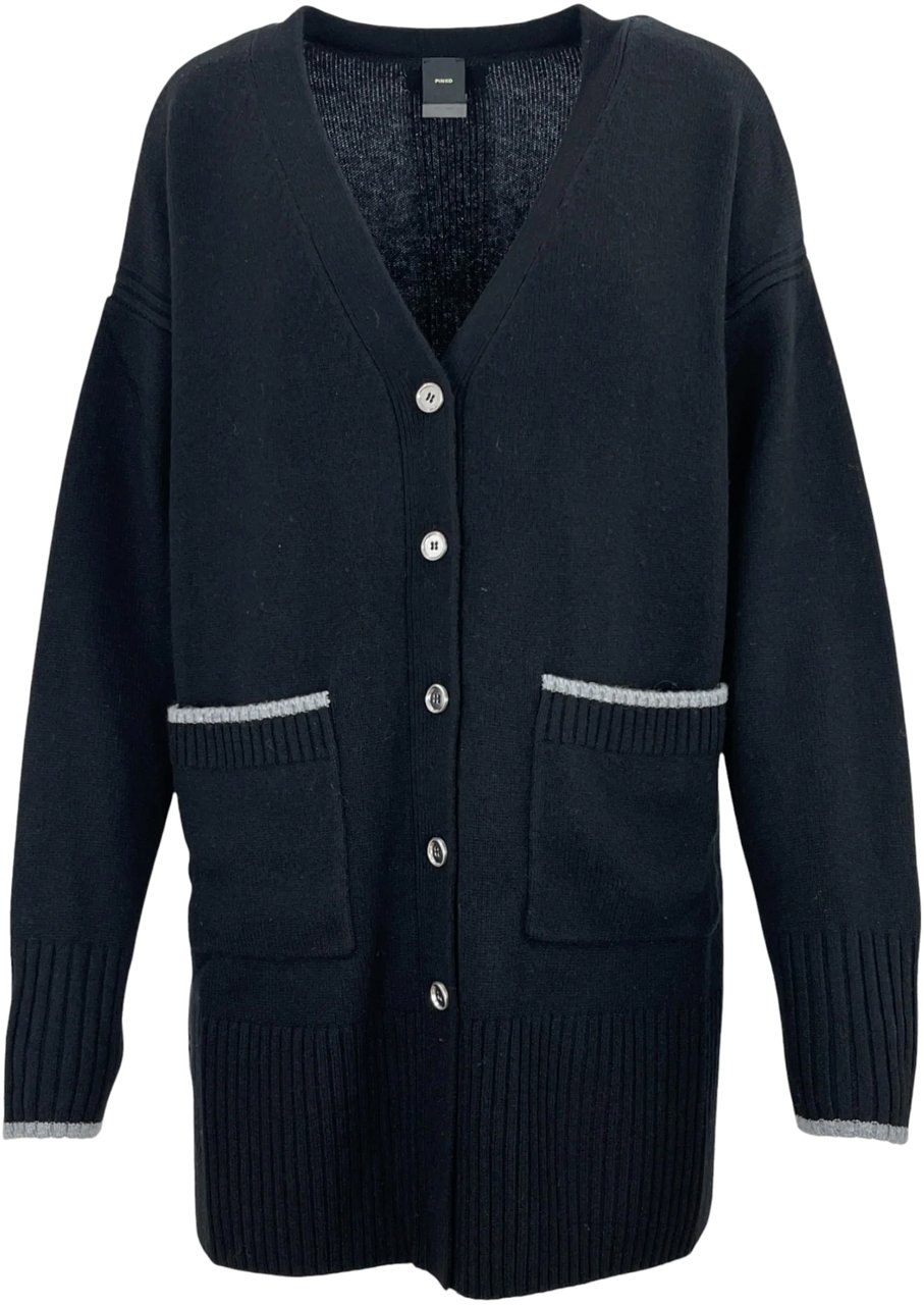 Pinko Sweaters Nero Limousine Zwart