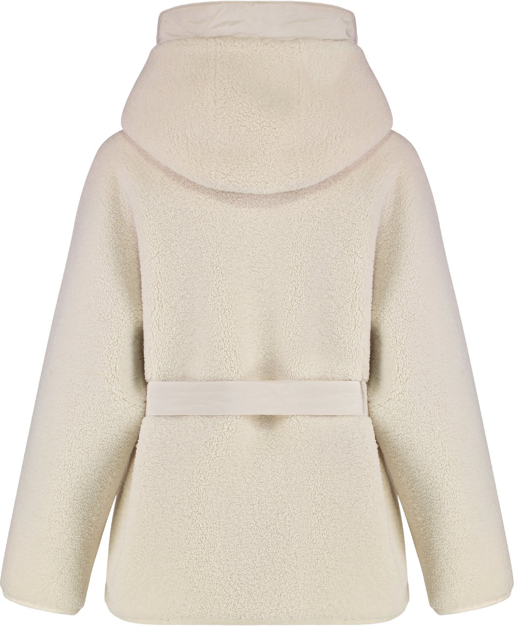 Pinko faux fur peacoat Wit