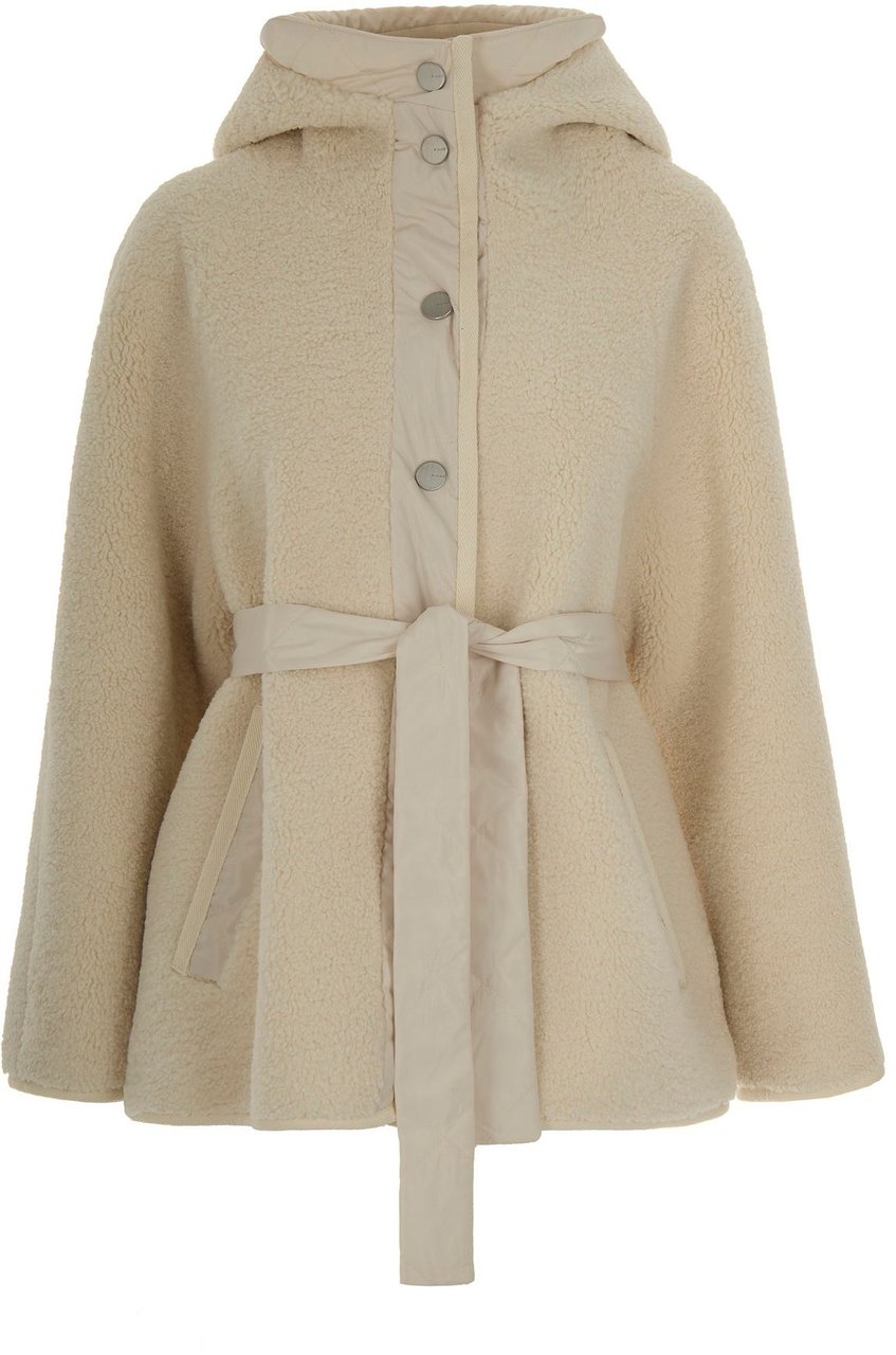 Pinko Coats Bianco Cigno Wit