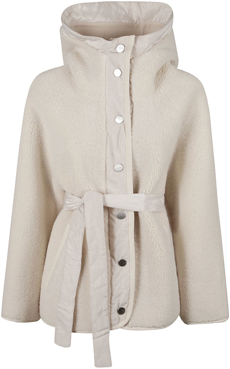 Pinko Capperi Caban White Wit