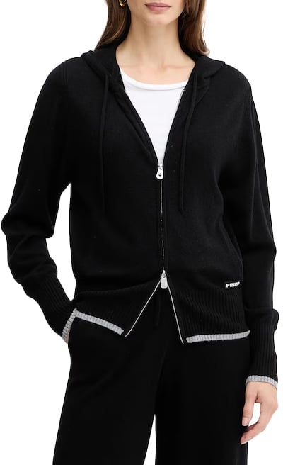 Pinko Sweaters Nero Limousine Zwart