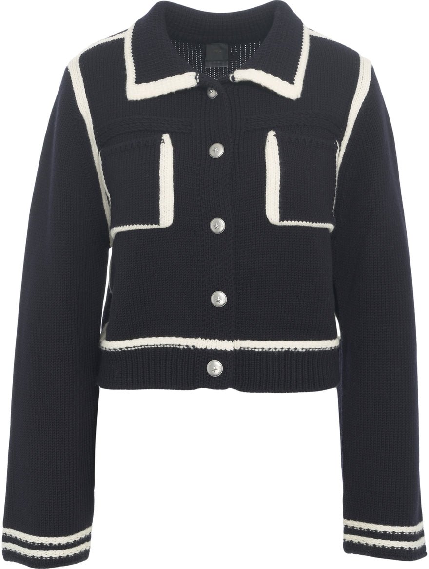 Pinko Knit Cardigan 'Sulcis' Zwart