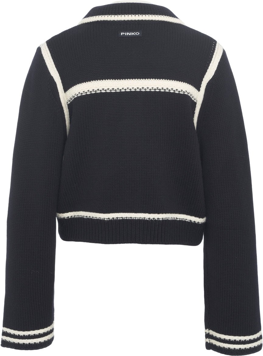 Pinko Knit Cardigan 'Sulcis' Zwart