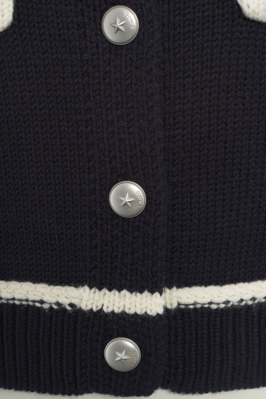 Pinko Cardigan in maglia 'Sulcis' Zwart