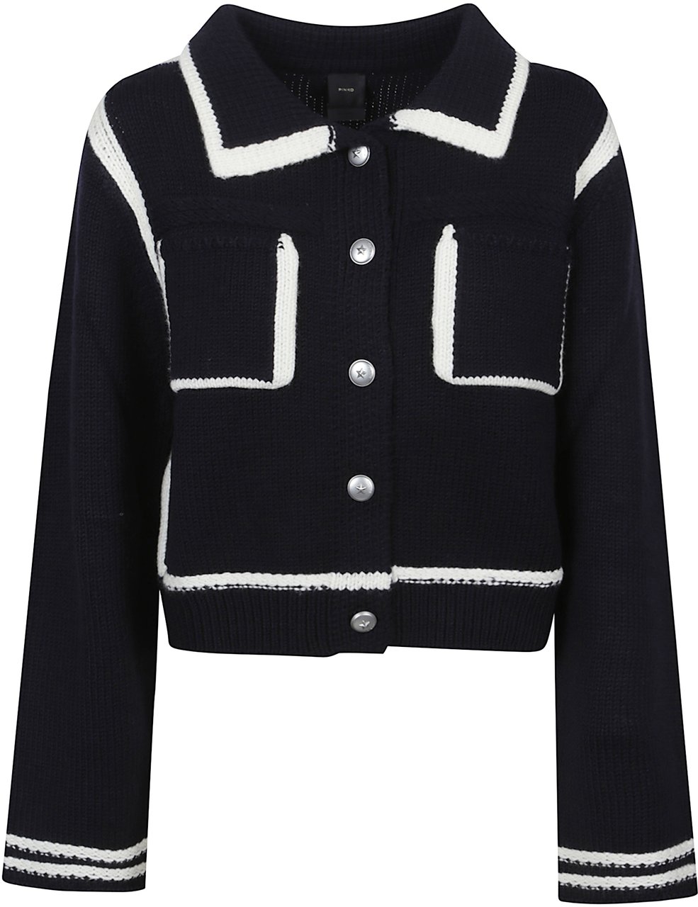 Pinko Sulcis Cardigan Blue Blauw