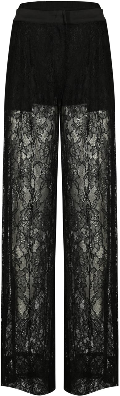 Pinko Trousers Nero Limousine Zwart