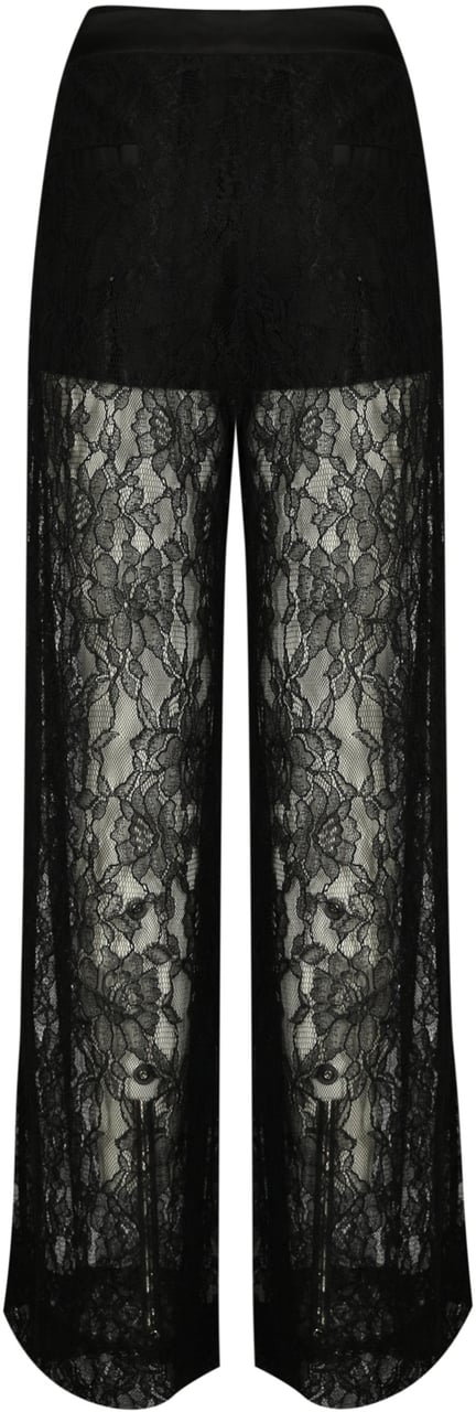 Pinko Trousers Nero Limousine Zwart