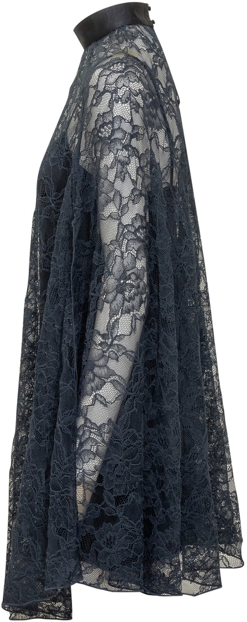 Pinko Abito in Pizzo con Collo Alto Pinko Donkergrijs