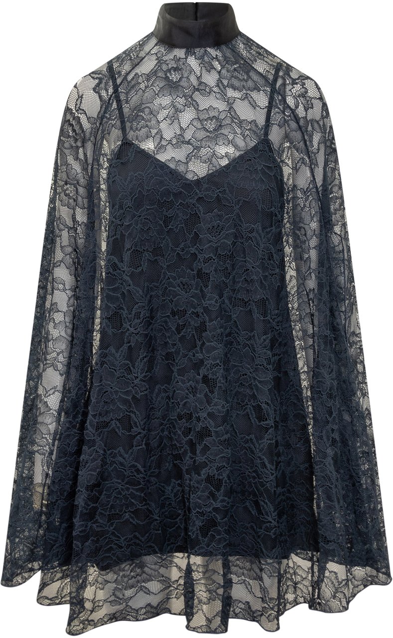 Pinko Abito in Pizzo con Collo Alto Pinko Donkergrijs