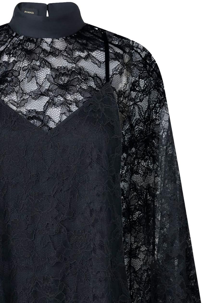 Pinko Dresses Black Zwart