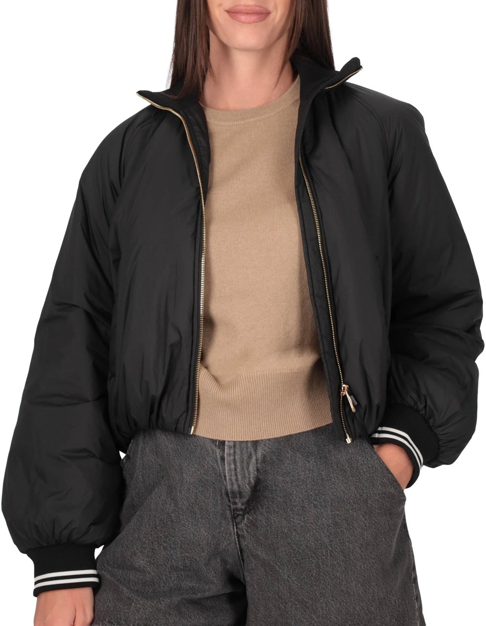 Pinko Coats Nero Limousine Zwart