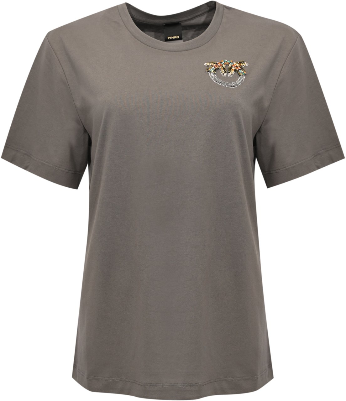 Pinko T-Shirts And Polos Grigio Inverno Divers