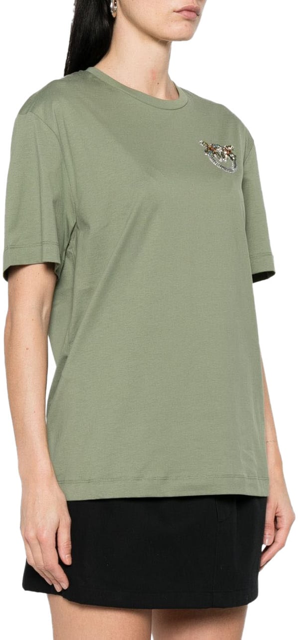 Pinko T-Shirts And Polos Green Groen