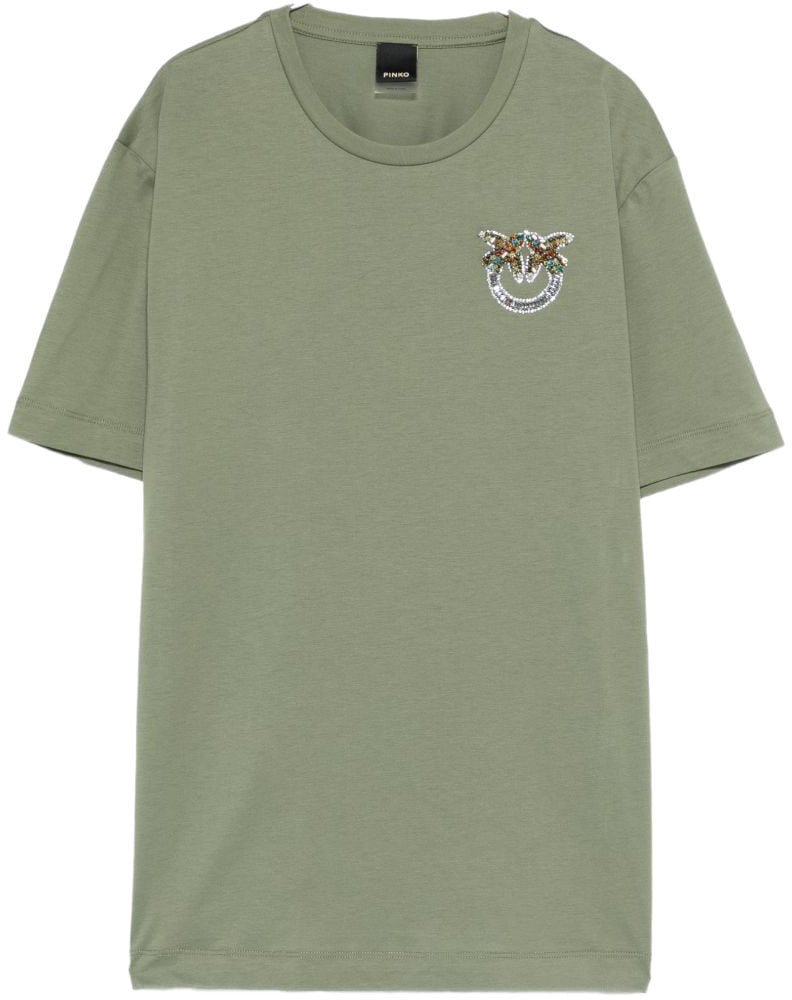 Pinko T-Shirts And Polos Green Groen