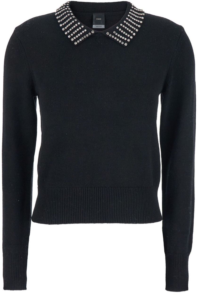 Pinko Sweaters Black Zwart