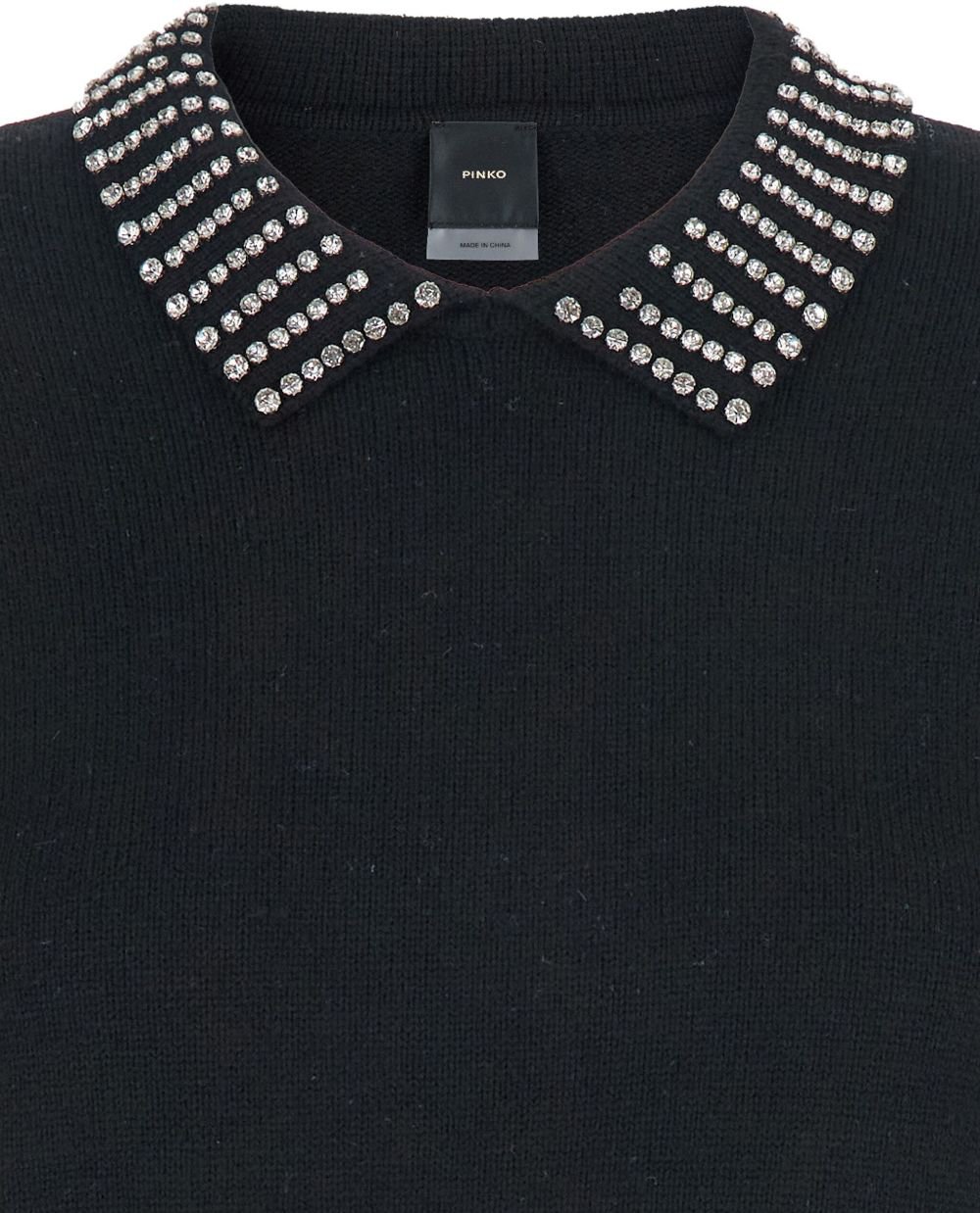 Pinko Sweaters Black Zwart