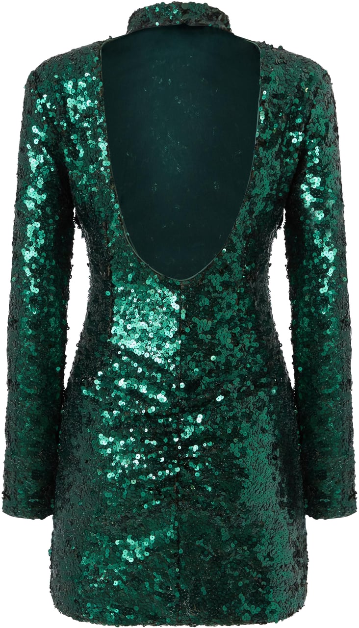 Pinko Dresses Verde Oltremare Groen