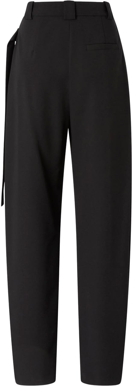 Pinko Trousers Nero Limousine Zwart
