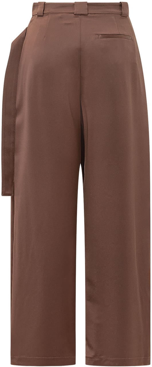 Pinko Pesce Pantaloni Satin Bruin