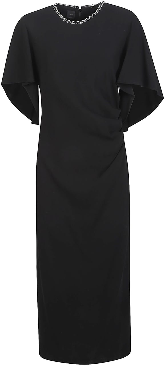 Pinko Scopone Dress Black Zwart