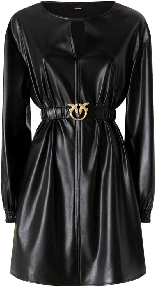 Pinko Dresses Black Zwart