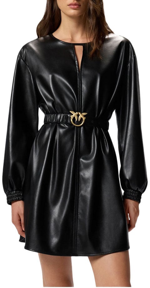 Pinko Dresses Black Zwart