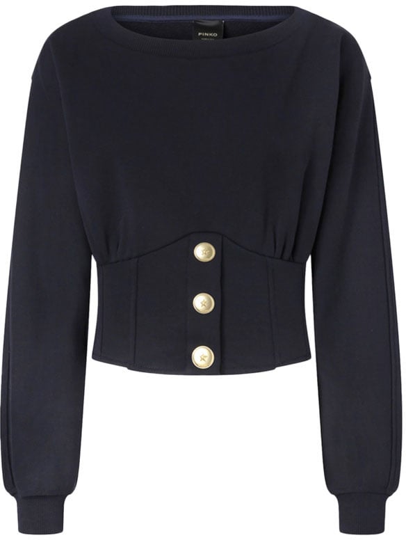 Pinko Sweatshirts Blue Blauw