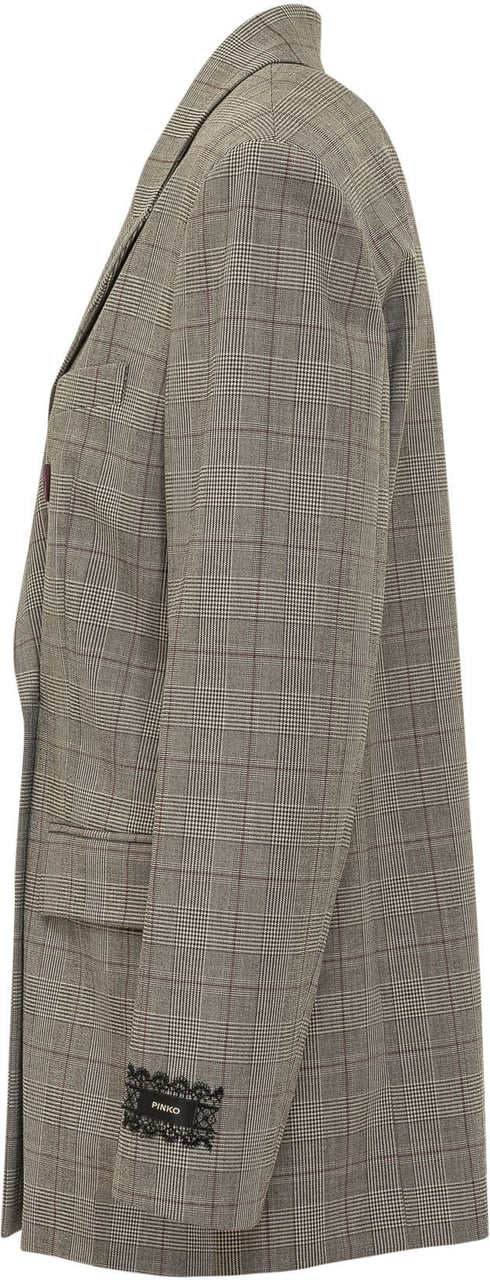 Pinko Jackets Beige/Bordeaux/Nero Taupe