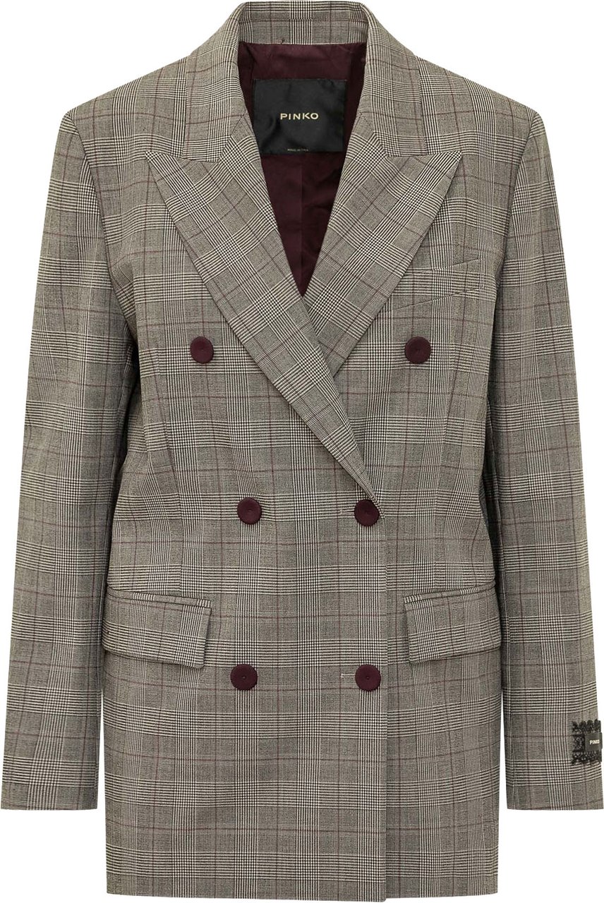 Pinko Jackets Beige/Bordeaux/Nero Taupe