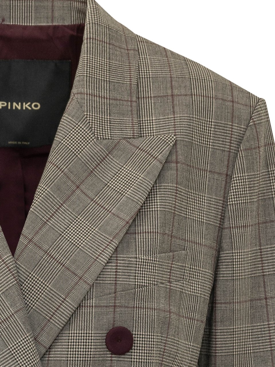 Pinko Jackets Beige/Bordeaux/Nero Taupe